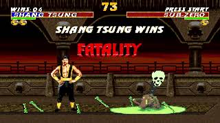 Ultimate Mortal Kombat Trilogy (Sega Genesis) - Shang Tsung MK2 Playthrough