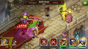 Magic Rush Heroes: Test Poison Lineup (2 Set Agreas Beast Souls)