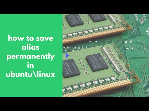 how to save alias permanently in ubuntu\linux