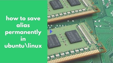 how to save alias permanently in ubuntu\linux