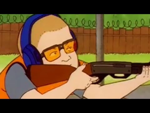 Bobby Hill Shoots Off A Gun.