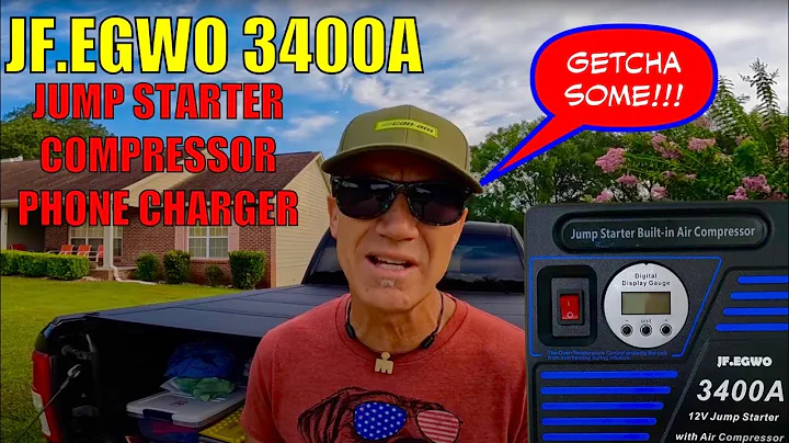 JF.EGWO 3400A 12v Jump Start, Charger & Compressor Pack Review!!!