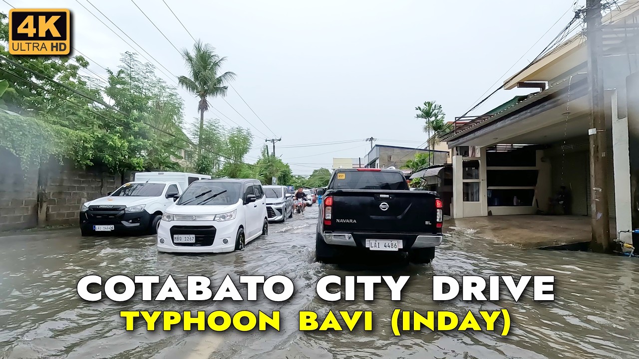 Driving Around Cotabato City During Typhoon Bavi (Inday)