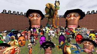 GMOD Escape from Too much nextbots Garry's mod EP.55 | 1080p | 60FPS #nextbots