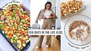 VLOG | Styling Fall Outfits, Healthy Fall Recipes & Cold + Flu Prevention | Annie Jaffrey