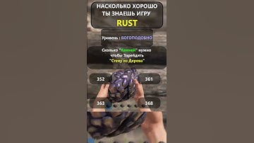 Насколько хорошо вы ДЕЙСТВИТЕЛЬНО знаете игру RUST? LVL-Богоп!#shorts #раст #rust #hfcn  #rustshorts