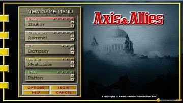 Axis & Allies gameplay (PC Game, 1998)