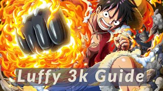 Luffy 3k/Gear 4 Guide & Insight - One Piece Burning Blood