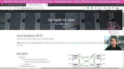 Chapter 1 - How to use Juniper Networks vLabs - การใช้งาน Juniper Networks vLabs เบื้องต้น