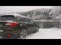 Subaru outback Winter test drive 2021 Vilnius