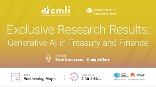 Exclusive Research Results: Generative AI in Treasury and Finance