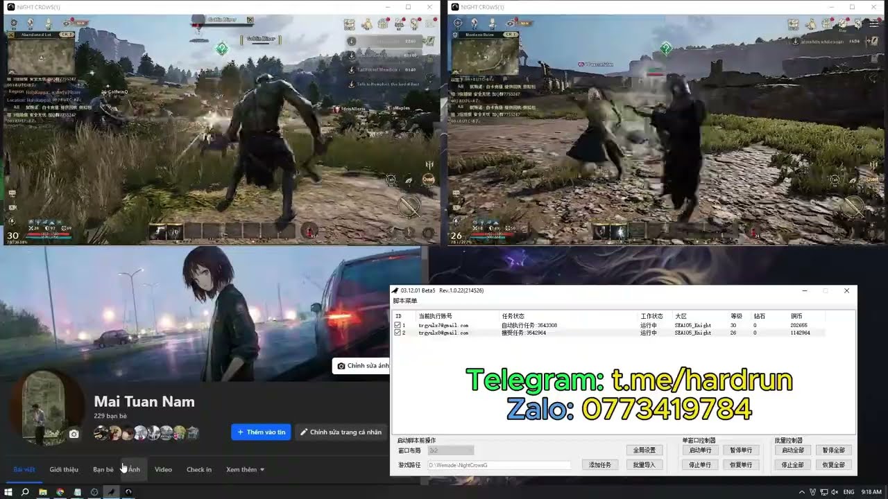 Tool , Auto, Bot Night Crows china