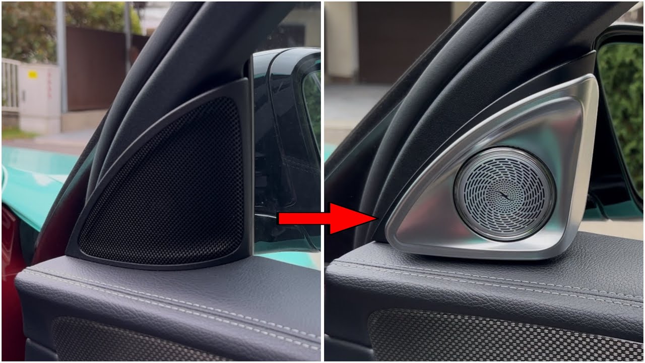 3D BURMESTER Hochtöner für Mercedes SELBER nachrüsten