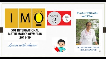 International Mathematics Olympiad (IMO) , Class 3, 2018-2019, Set A