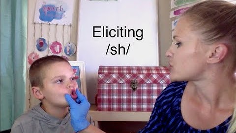 Alisyn Kandybowicz: Eliciting /sh/ sound