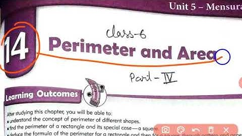 Class 6 Math cbse | Chapter 14 Perimeter and Area Part 4|  mkd agrim academy