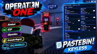 Operation One PASTEBIN Script | Aimbot, ESP, Silent Aim, Grenade Magnet + MORE! KEY-LESS!