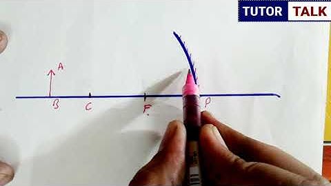 Ray diagram for Concave mirror | When object is placed beyond the Centre of curvature | Tutor talk