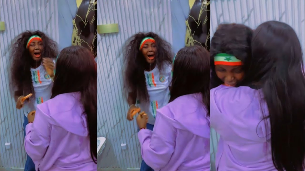 Émotion et pleurs de Fatou Ndiaye après le match final entre Sénégal et Maroc