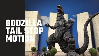 Godzilla tails stop motion test