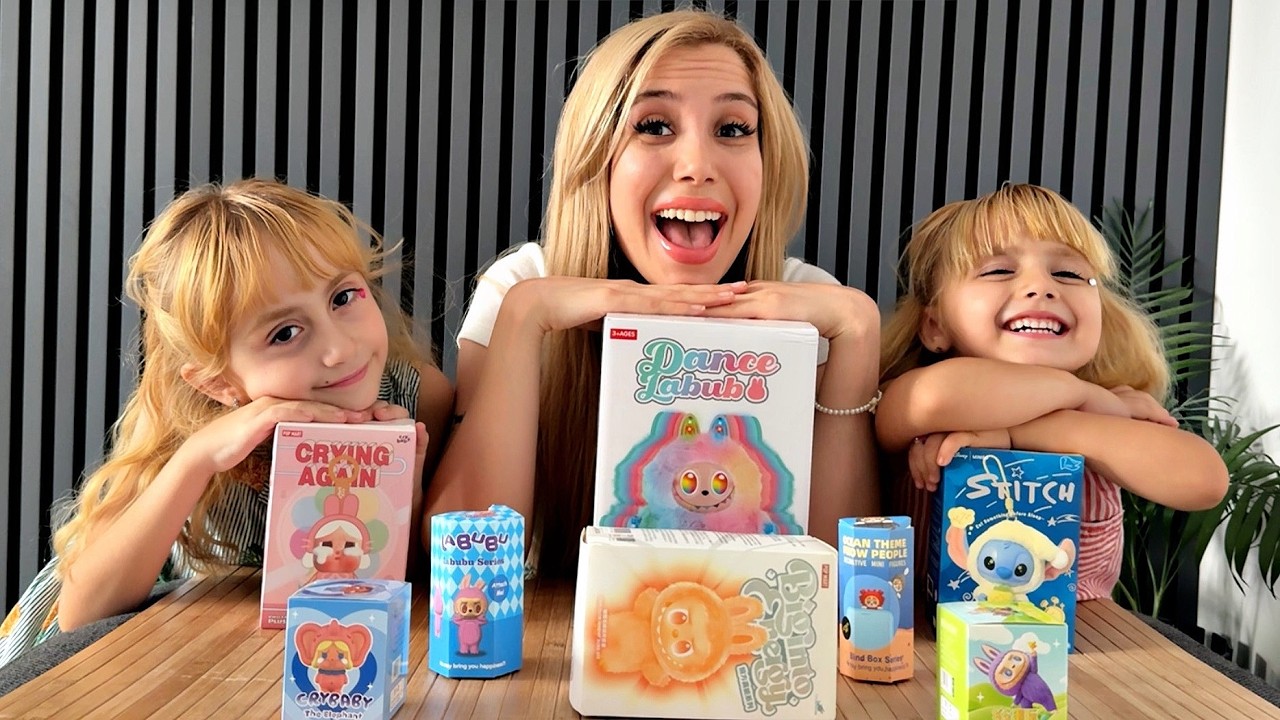 РАСПАКОВКА *КАЖДОЙ* ВИРУСНОЙ ТАИНСТВЕННОЙ КОРОБКИ! - Лабубу, Стич, Плакса и другие…