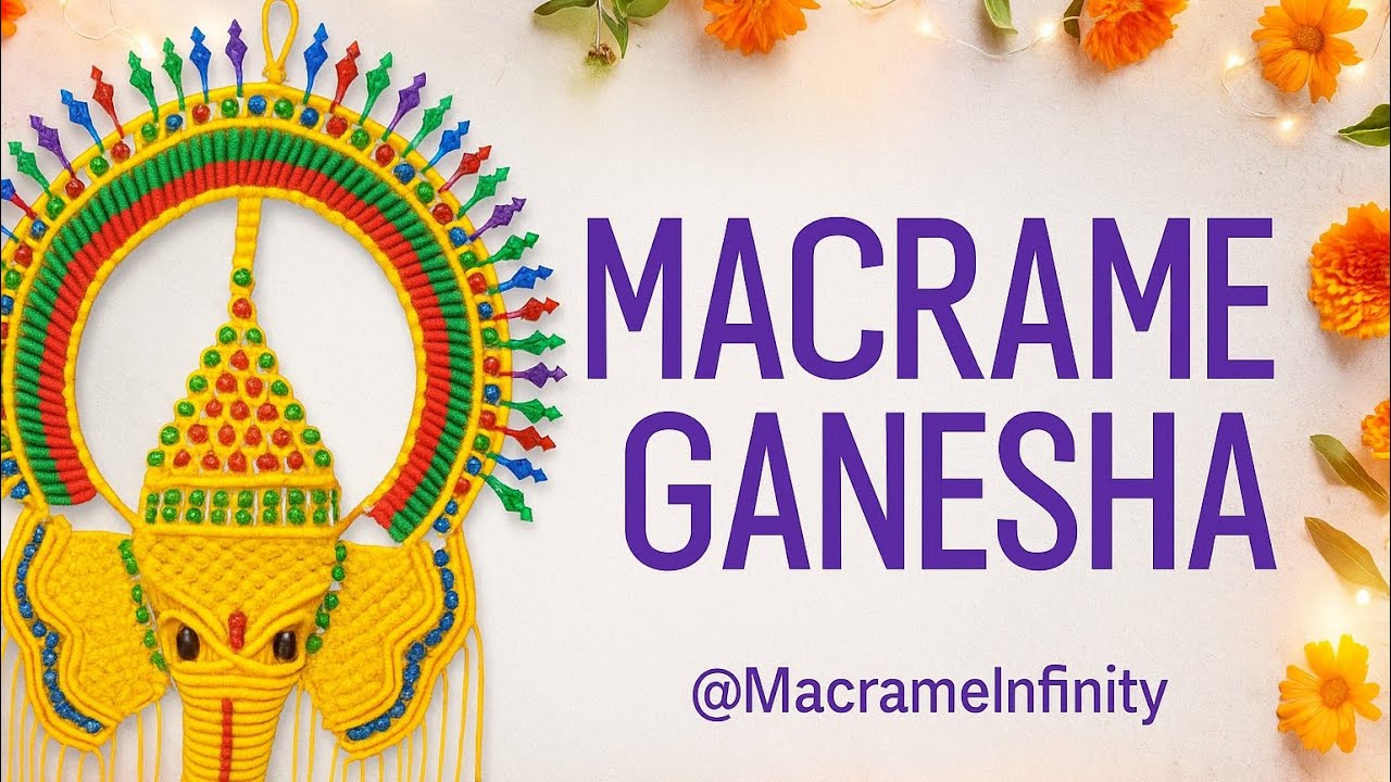 Macrame Ganesha New Design2025 Part 1