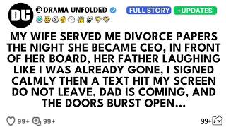 My Wife Served Me Divorce Papers The Night She Became Ceo, In Front Of Her Board And Her Father