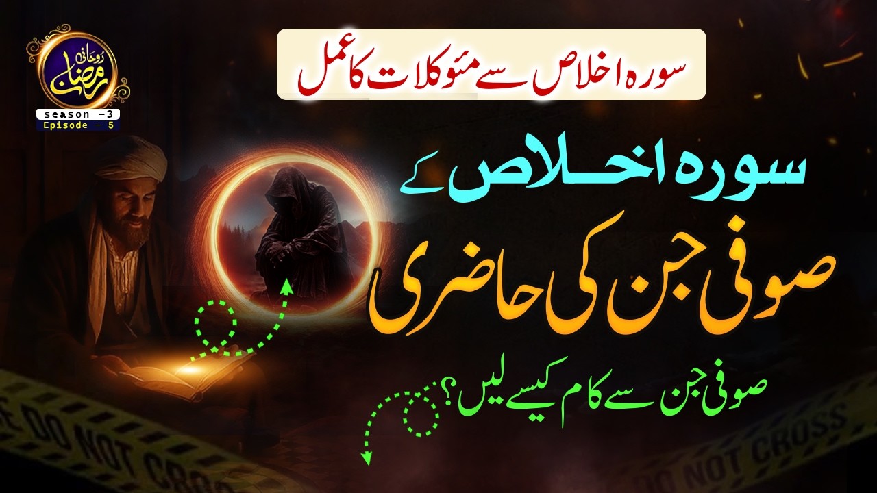 Surah ikhlas ka wazifa I Surah ikhlas ku Sufi Jin ki Hazri I Jinnat ki hazri ka amal  I Ep - 5