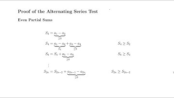 Alternating Series