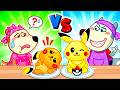 WAIT! 😱 What Happened to the Cake?! Lycan vs Lucy: Pikachu Challenge! | Lycan Cartoon For Kids