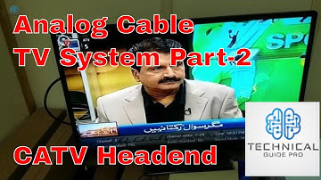 Analog Cable TV System Part-2 CATV Headend system installation | CATV Modulator