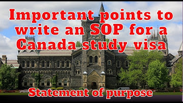 SOP for Canada Study Visa 🇨🇦 | Must Include These Points | 2025 Complete Guide