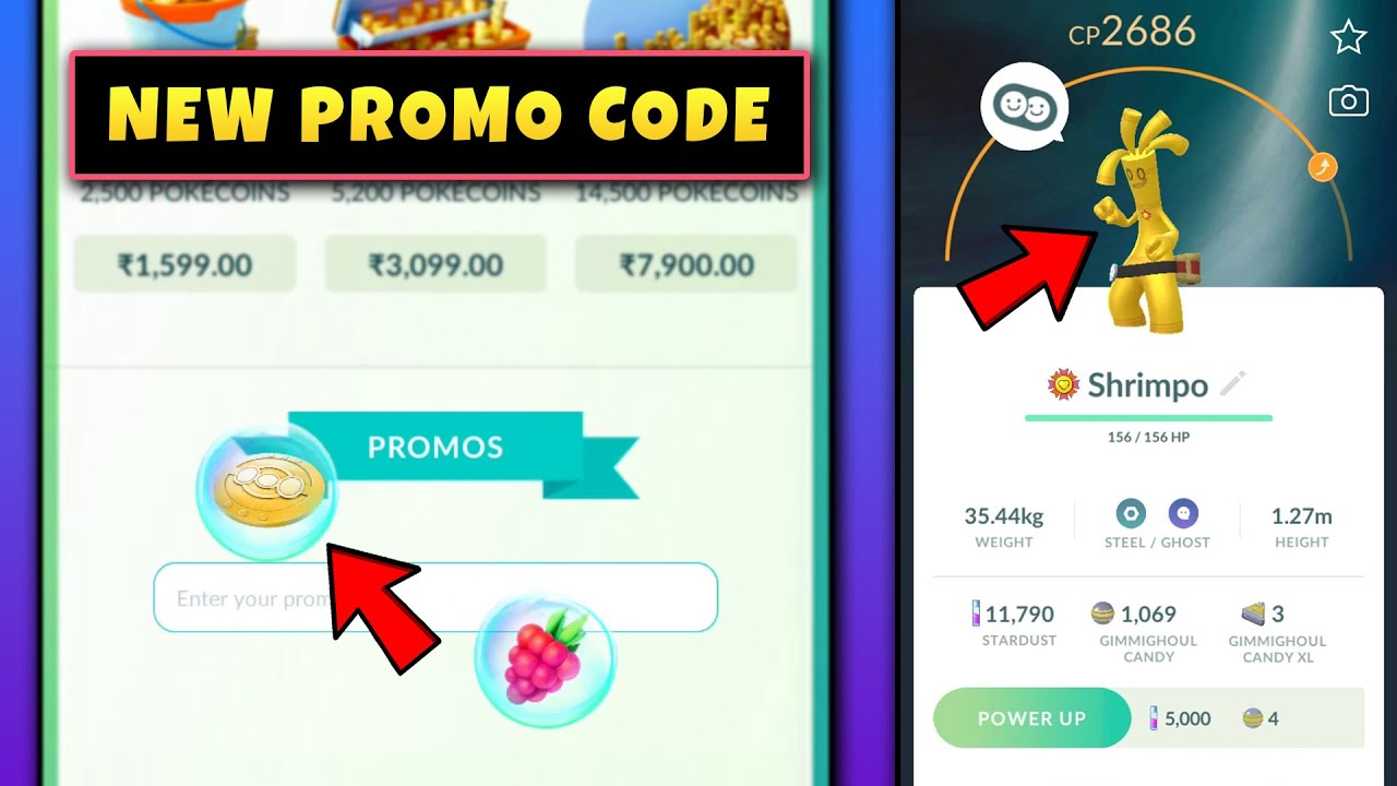 Pokemon Go Promo Code 2020  Pokemon go, Code pokemon, Pokemon