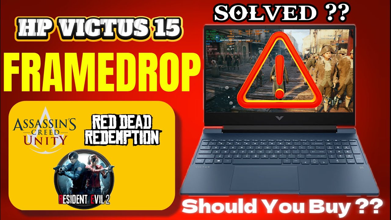 Frame drop Issue Solved HP VCTUS 15 || Detailed Explanation || Ryzen 5 ...