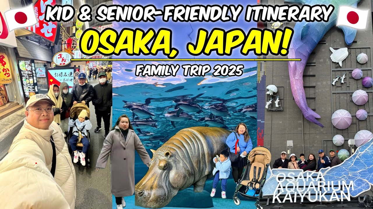 Osaka Vlog: Aquarium Kaiyukan, Legoland, & Tennoji Zoo + Donki & GU Shopping!