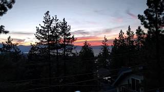 South Lake Tahoe, CA Sunset Timelapse