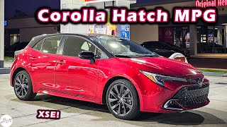 2023 Toyota Corolla Hatchback – MPG Test | Highway Fuel Economy & Range (XSE)