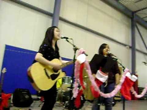 Maryjoshua & Vanessa's singing: let it snow