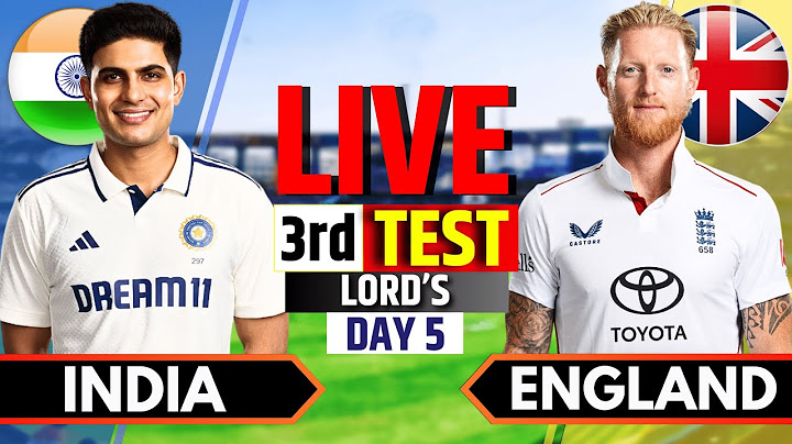 India vs England, 3rd Test, Day 5 | Live Cricket Match Today | IND vs ENG Live Match Today