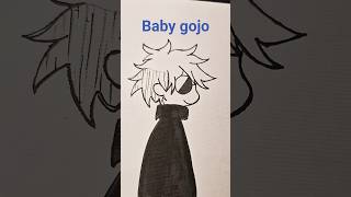 Drawing Gojo Satoru 😎 | Black &amp; White  #gojosatoru#jujutsukaisen#animeart#blackandwhiteart#coolanime