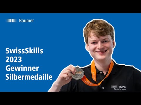 Baumer | Pascal Bilger (Elektroniker) gewinnt Silbermedaille bei den SwissSkills 2023