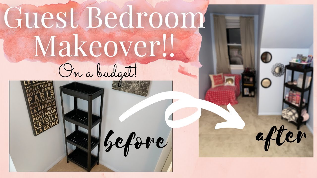 Guest Room Makeover!! On A Budget!! // Guest Room Upgrade YouTube