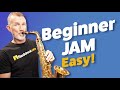 Easy Saxophone Jam for Absolute Beginners