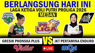 🟠 LIVE NATIONAL TV | JKT Pertamina Enduro vs Petrokimia Gresik | Proliga 2026 | Megawati Hangestri