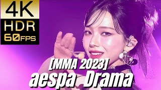 高画質で蘇る2023 Mma Aespa Drama4K60Fpshdr