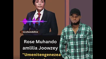 NI HUZUNI 😰 ROSE MUHANDO AMPA MANENO MAZITO DIRECTOR JOWZEY #rosemuhando #milardayo