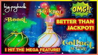 All 3 Lamps → 2 MEGA FEATURES, OMG! Mystery of the Lamp Slots - BETTER THAN JACKPOT!! screenshot 4