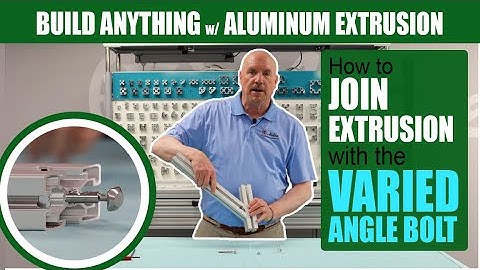How to Connect Aluminum Extrusion with the Variable Angle Connecting Joint