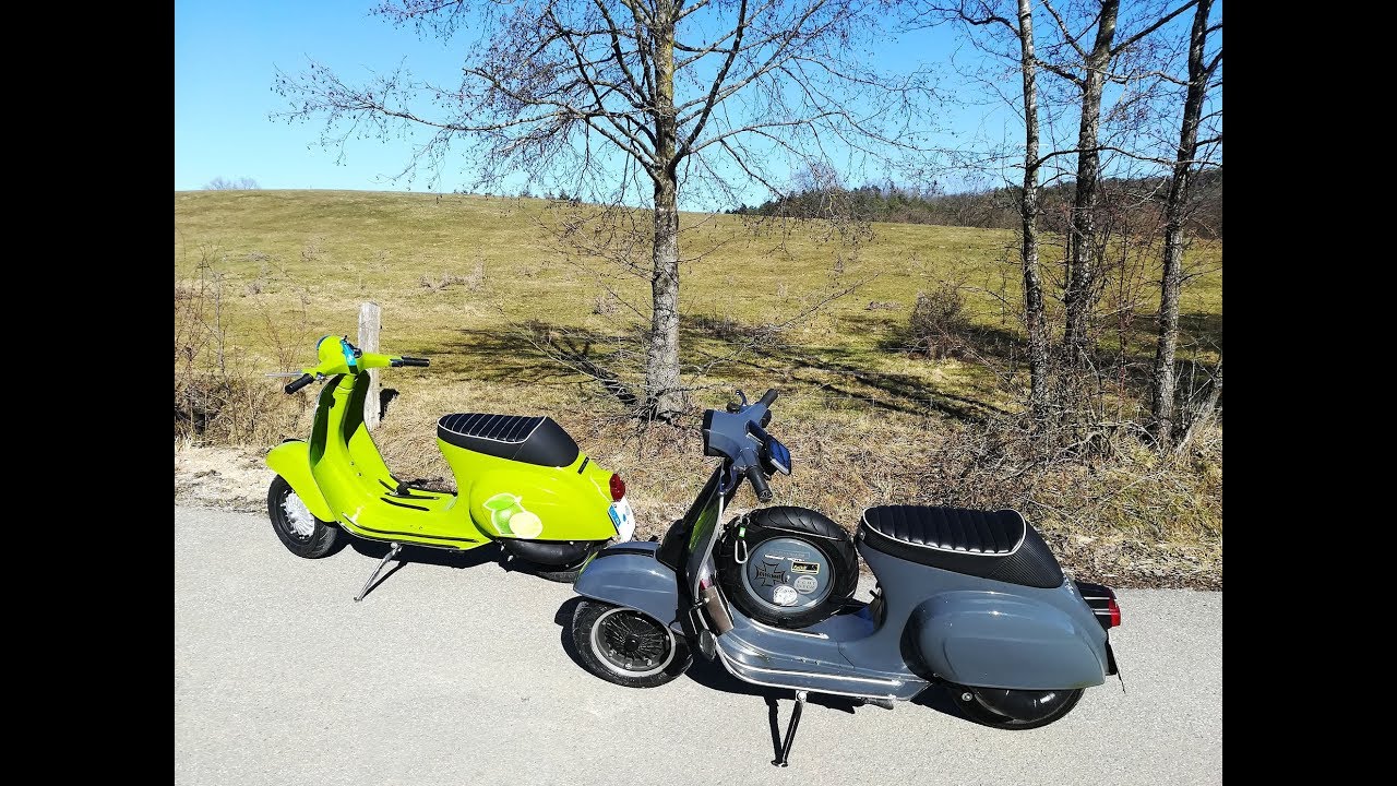 Vespa 50 Special Malossi MKII 136/ Vespa V50 Quattrini M1 56 GTR
