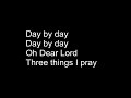 Day By Day - 5th Dimension with Lyrics